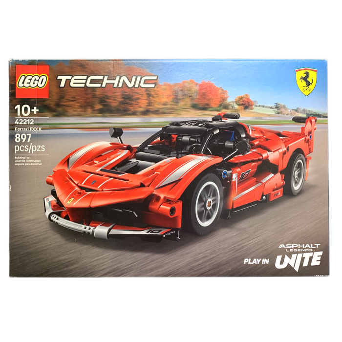 LEGO Technic Ferrari FXX K Race Car Building Toy, 42212, 897pc.