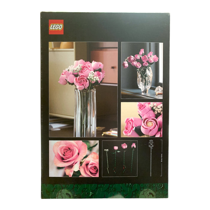 LEGO Botanicals Bouquet of Pink Roses Building Set, 10374, 789 Pieces