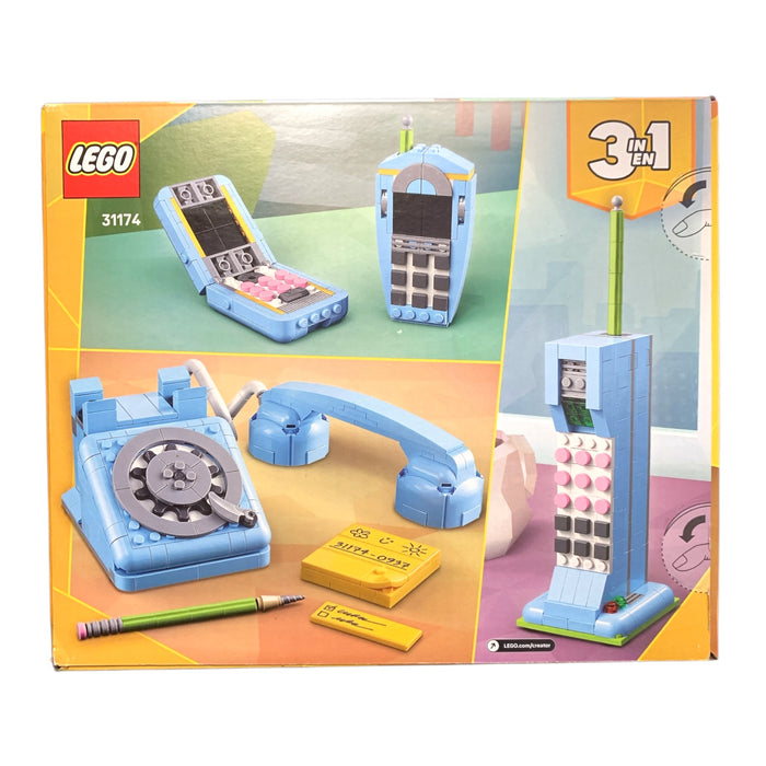 LEGO Creator 3-in-1 Retro Telephone Building Toy, 383 pcs., 31174