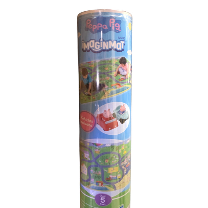 ImaginMat Licensed Character Jumbo Floor Playmat with 2 Vehicles, 61 in x 47 in
