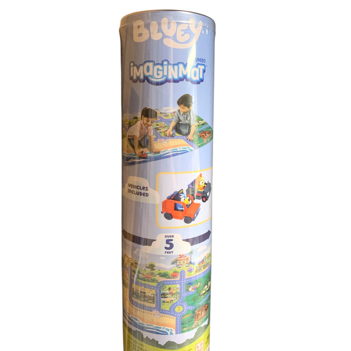 ImaginMat Licensed Character Jumbo Floor Playmat with 2 Vehicles, 61 in x 47 in