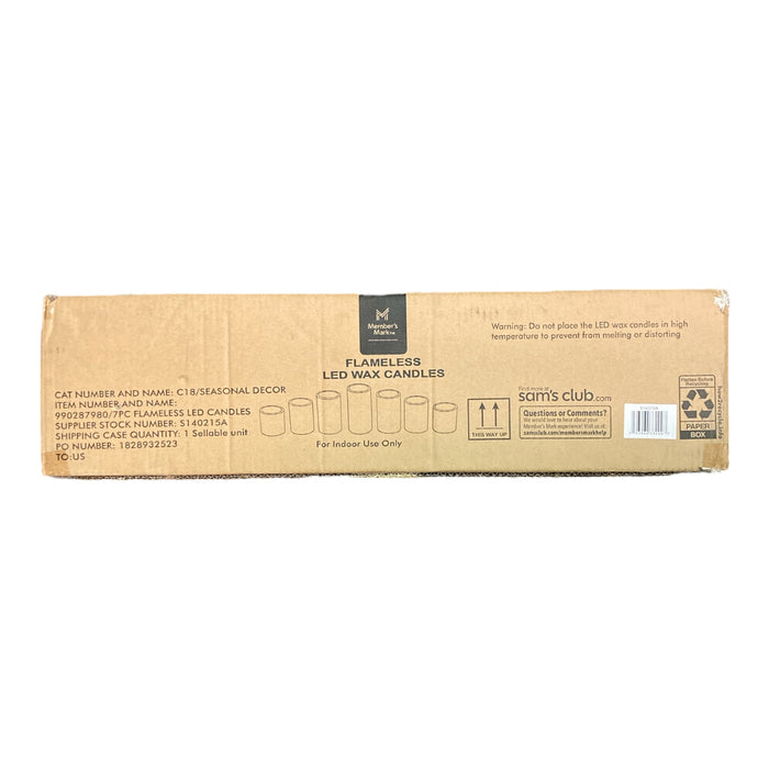 Member's Mark 7-Piece Flameless Battery Operated LED Candles