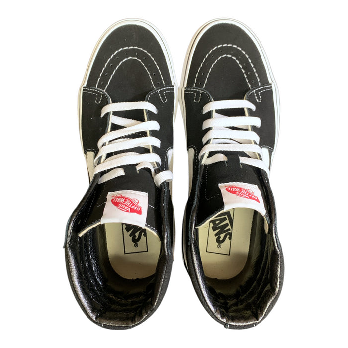 Vans Original Sk8-Hi Unisex High-Top Sneaker, Suede and Canvas Lace-Up