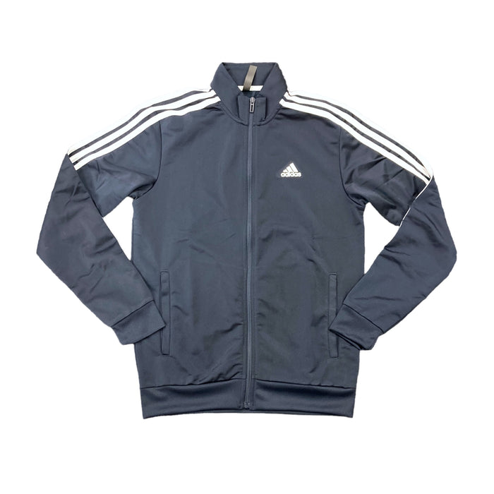 Adidas Men's 3 Stripe Tricot Multi Sport Regular Long Sleeve Full Zip Jacket