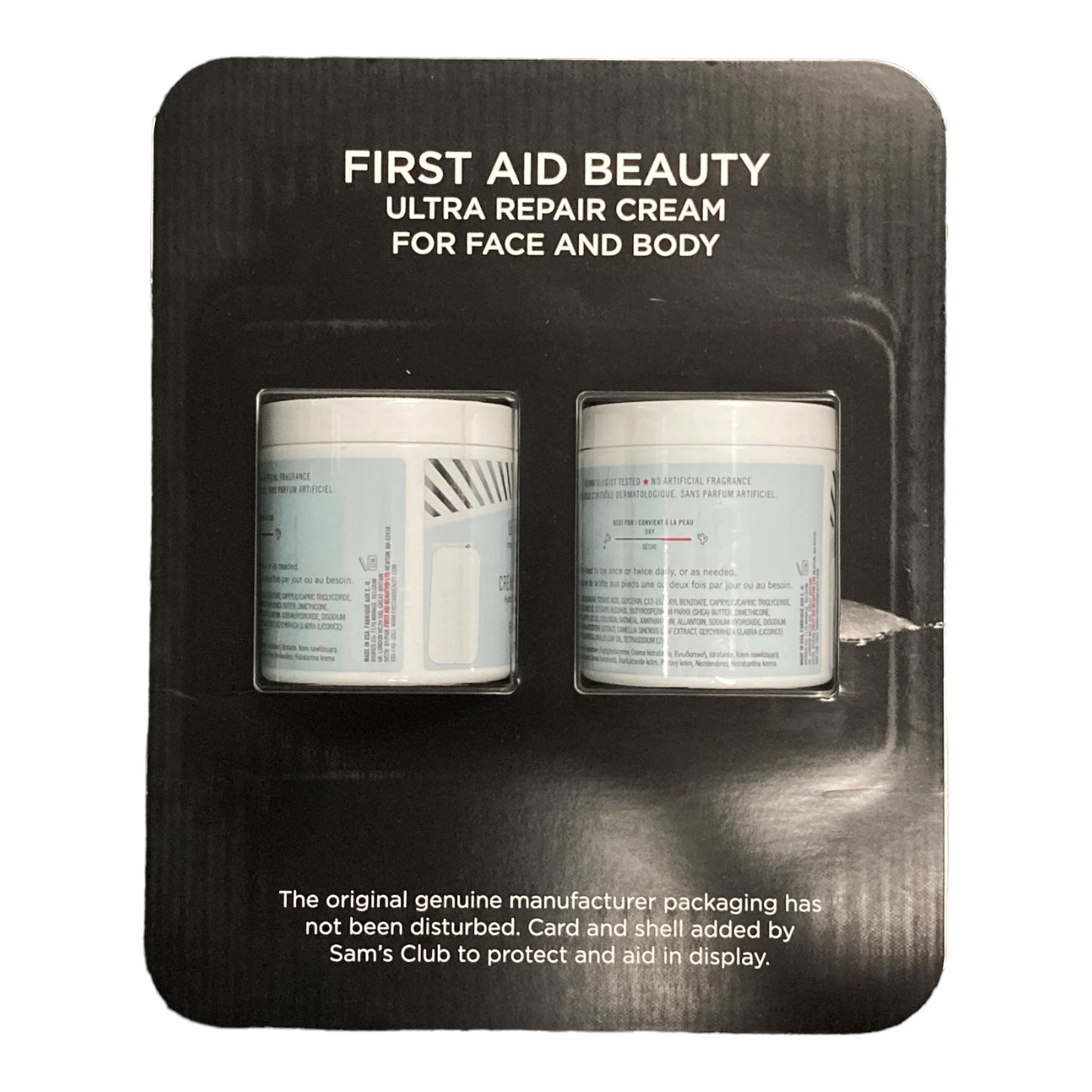 First Aid Beauty Hydration Hero Ultra Repair Cream Duo 6 Ounce (Pack of 2)