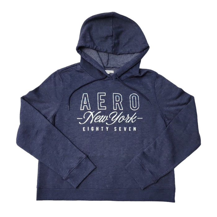 Aeropostale New York Women's Long Sleeve Drawstring Hood Graphic Logo Pullover Hoodie, 3330AS