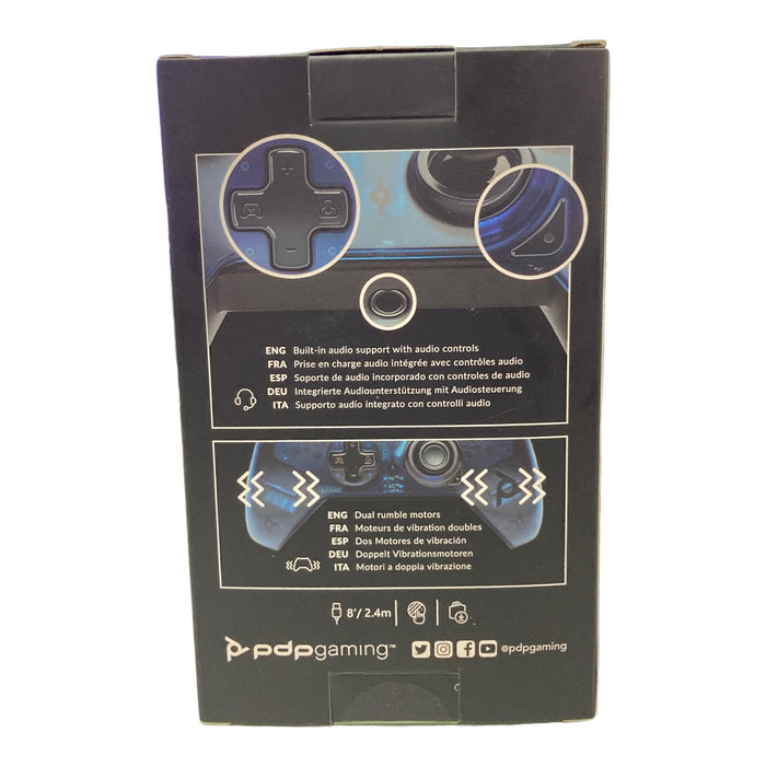 PDP Gaming Wired Controller: Midnight Blue for Xbox Series X|S, Xbox One, PC