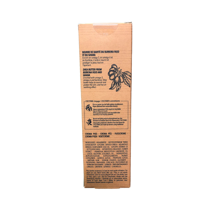 L'Occitane En Provence 15% Shea Butter Foot Cream for Dry Skin, 5.3 oz.