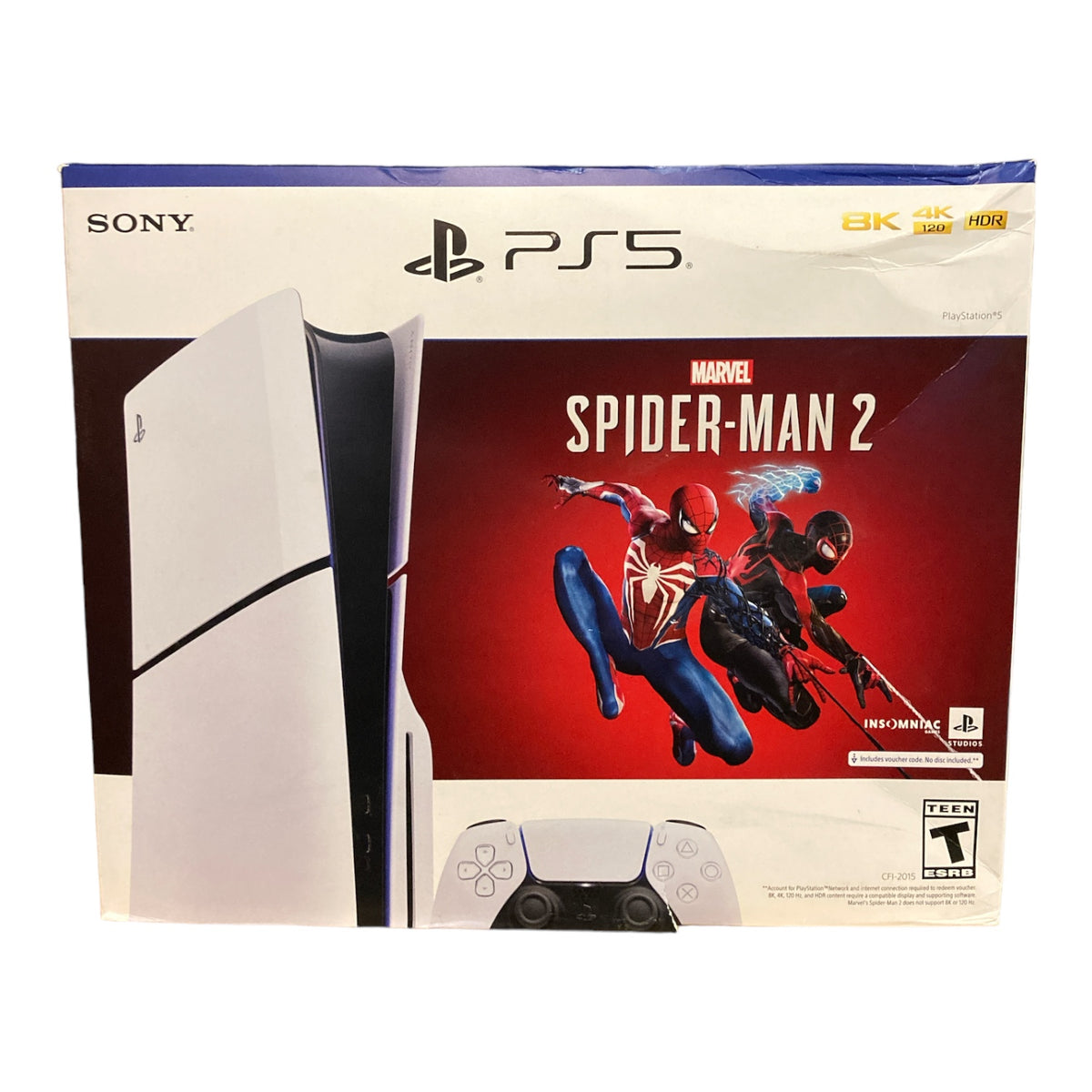 Sony PlayStation 5 Slim Console Disc Edition - Marvel's Spider-Man 2 B ...