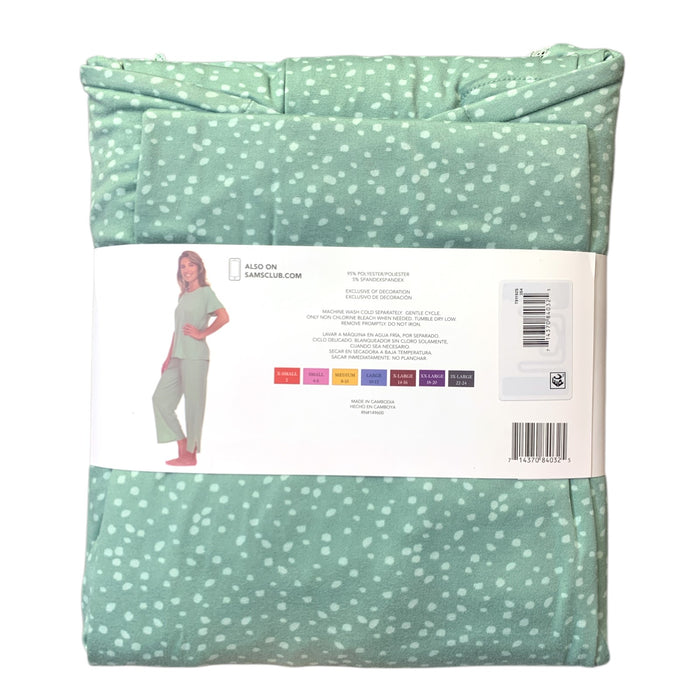 Flora Nikrooz 2-Piece Relaxed Fit Short Sleeve Pajama Set