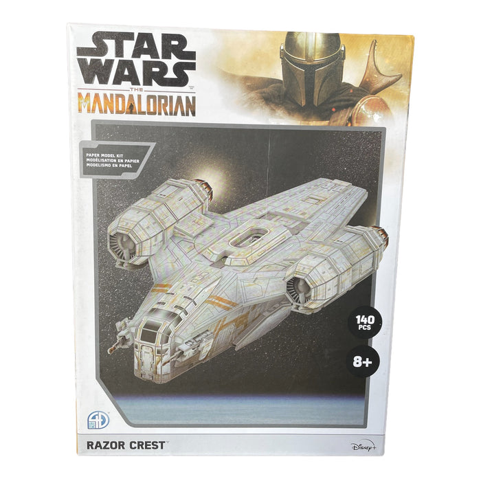 4D Brands Star Wars The Mandalorian: Razor Crest 4D Paper Model Kit, Razor Crest