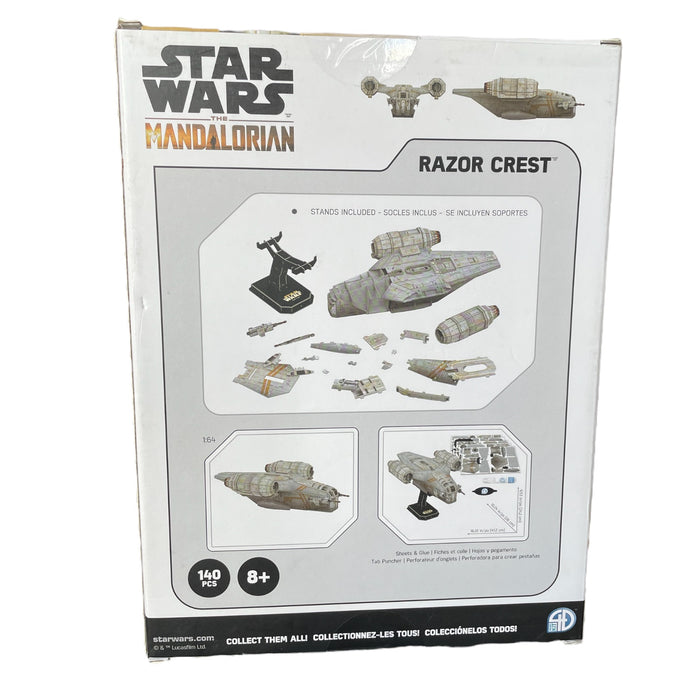 4D Brands Star Wars The Mandalorian: Razor Crest 4D Paper Model Kit, Razor Crest