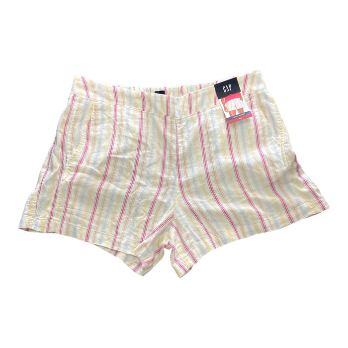 Gap Ladies Linen Lightweight Breathable Pull On Elastic Waistband Short