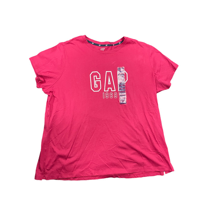 GAP Ladies Relaxed Fit Graphic Logo Crew Neck Short Sleeve Tee