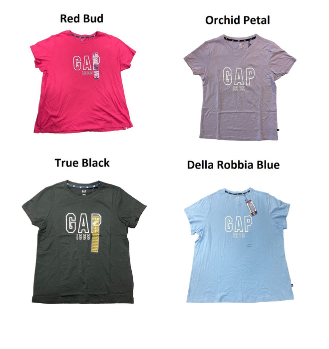 GAP Ladies Relaxed Fit Graphic Logo Crew Neck Short Sleeve Tee