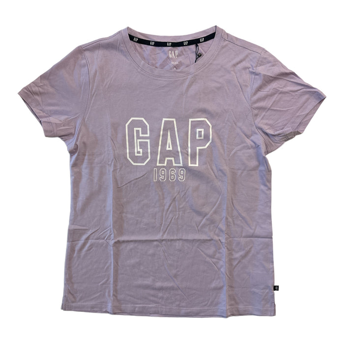 GAP Ladies Relaxed Fit Graphic Logo Crew Neck Short Sleeve Tee