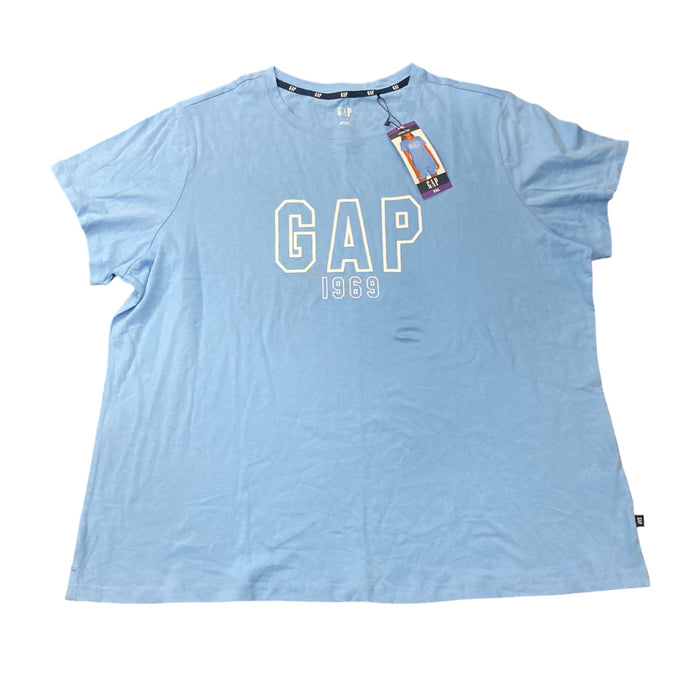 GAP Ladies Relaxed Fit Graphic Logo Crew Neck Short Sleeve Tee