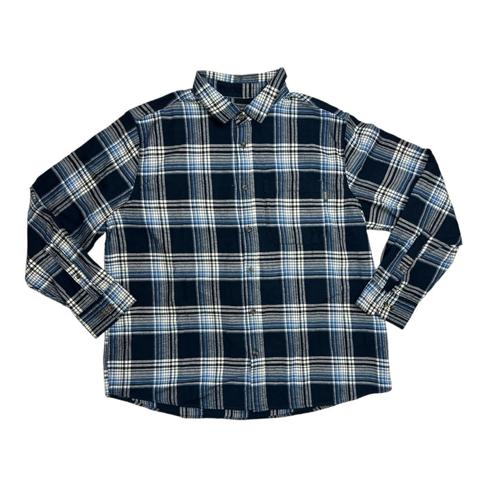 Eddie Bauer Men's Long Sleeve Flannel Button Down Shirt