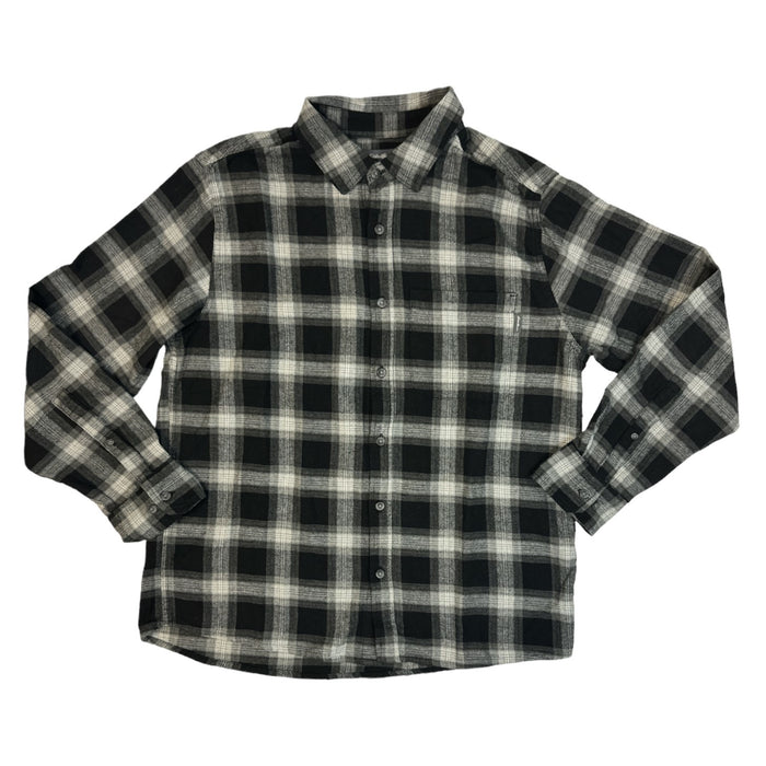 Eddie Bauer Men's Long Sleeve Flannel Button Down Shirt