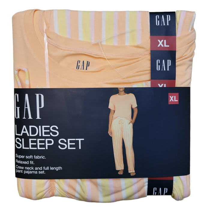 GAP Ladies Super Soft Crew Neck Short Sleeve & Pant Sleep Set