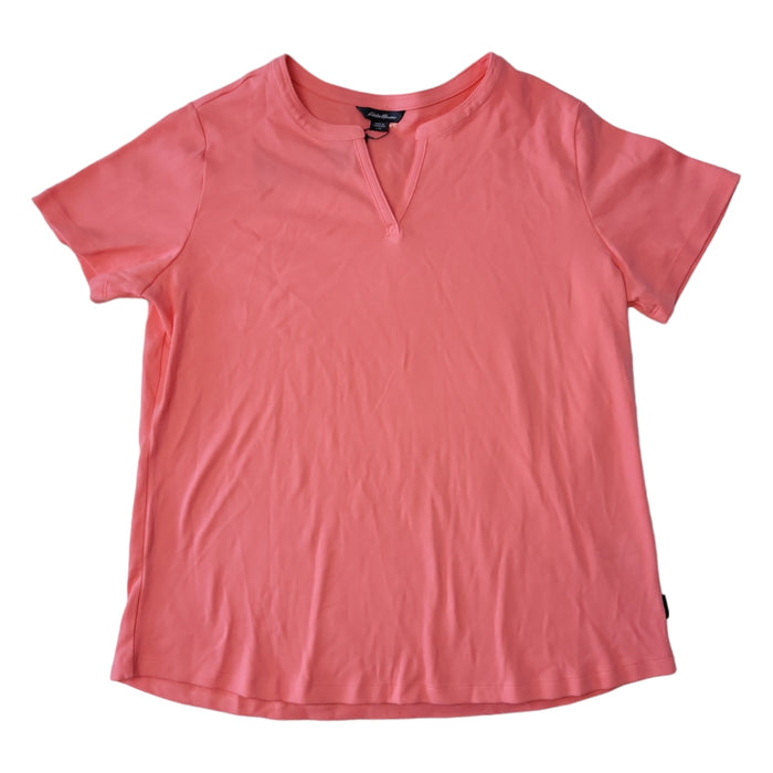 Eddie Bauer Women's Soft Easy Fit Short Sleeve V Neck Tee