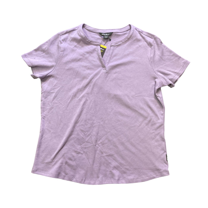 Eddie Bauer Women's Soft Easy Fit Short Sleeve V Neck Tee