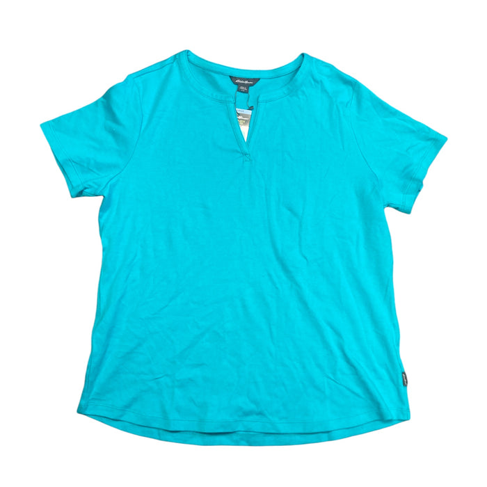 Eddie Bauer Women's Soft Easy Fit Short Sleeve V Neck Tee