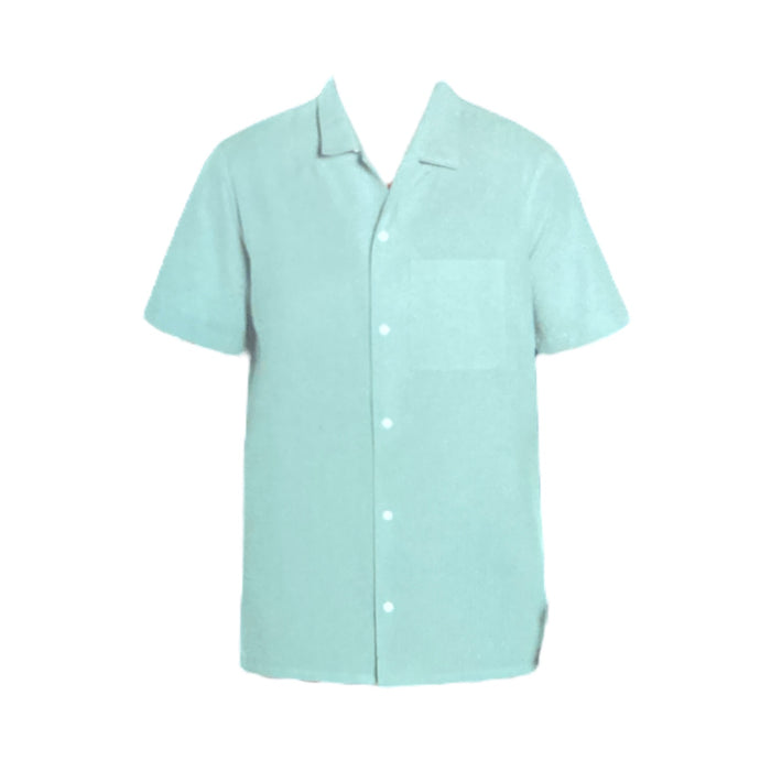 GAP Men's Soft Short Sleeve Relaxed Fit Seersucker Button Up Shirt