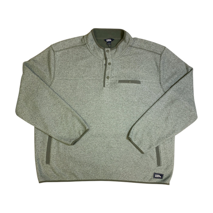 Eddie Bauer Men's Quarter Snap Pullover Mockneck Sweater Warm Fleece