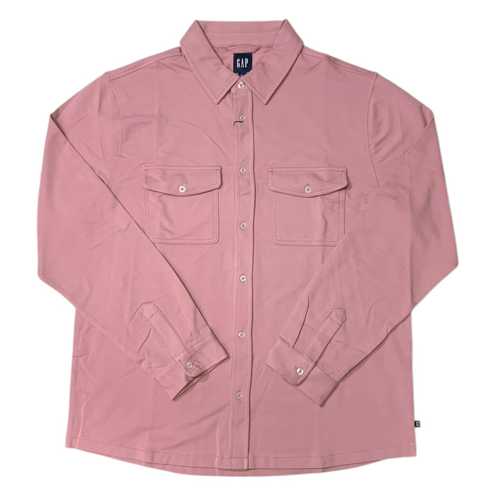 Gap Men's Long Sleeve Comfortable Soft Knit Button Down