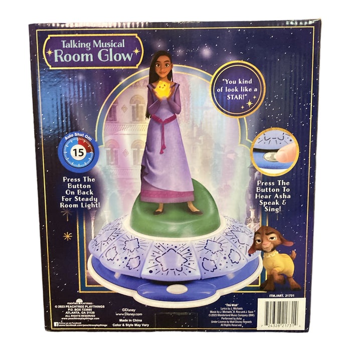 Disney Wish Light and Sound Talking Musical Room Glow Night Light