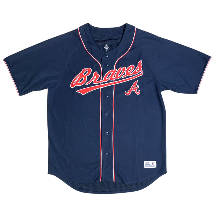 MLB Adult Button Down Embroidered Team Logo Jersey