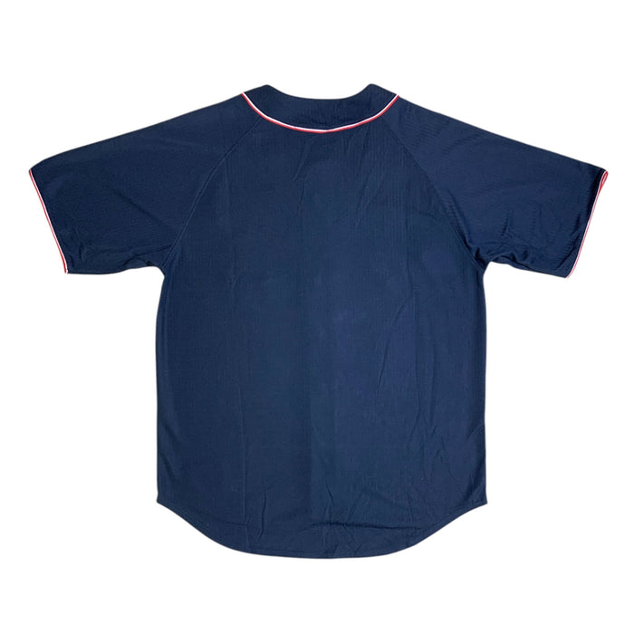 MLB Adult Button Down Embroidered Team Logo Jersey