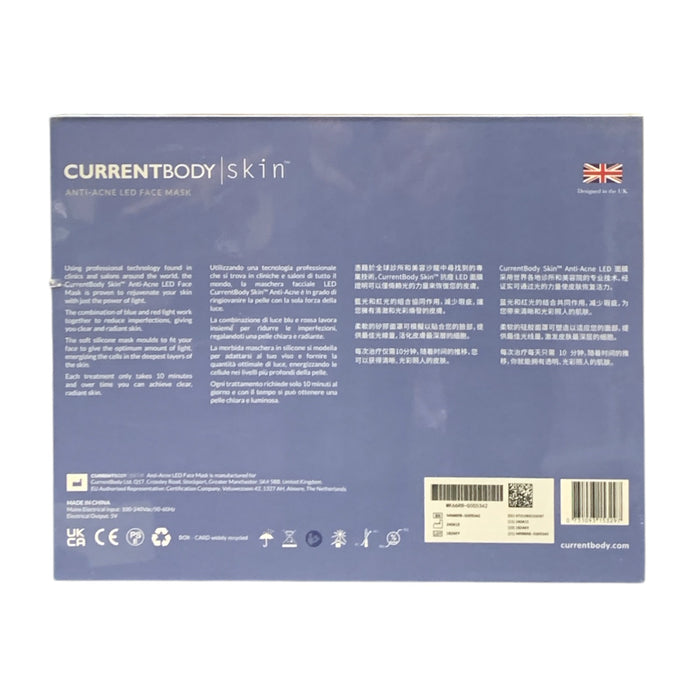 CurrentBody SkinAnti-Acne LED Series 1 Face Mask, Red and Blue Light Technology