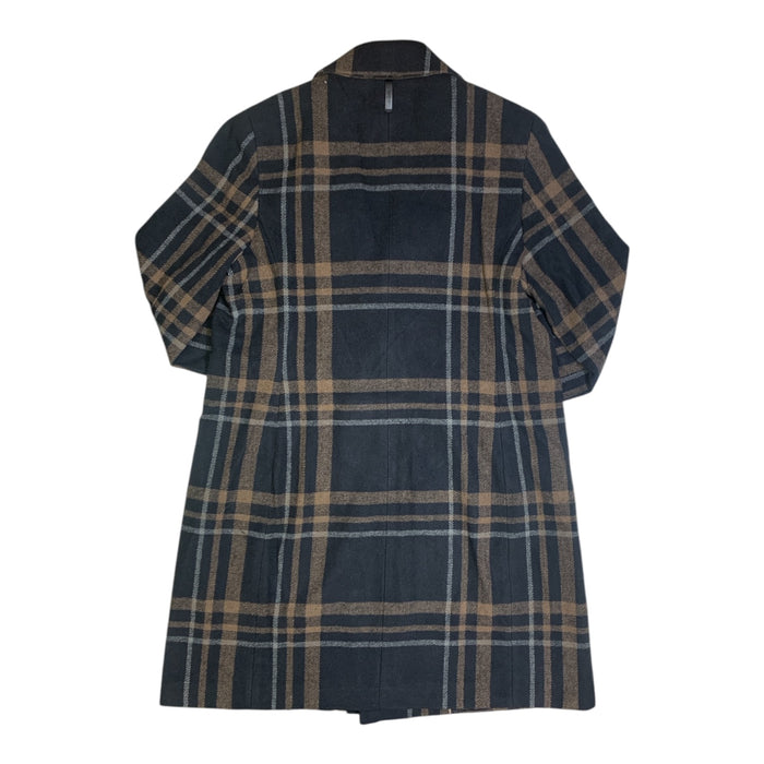 DKNY Women's Fahion Coat, Faux Wool, Single Breasted, Two-Button Closure