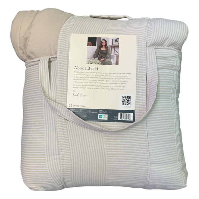 details by Becki Owens 3-Piece Ryan Cotton Comforter Set, Full/Queen
