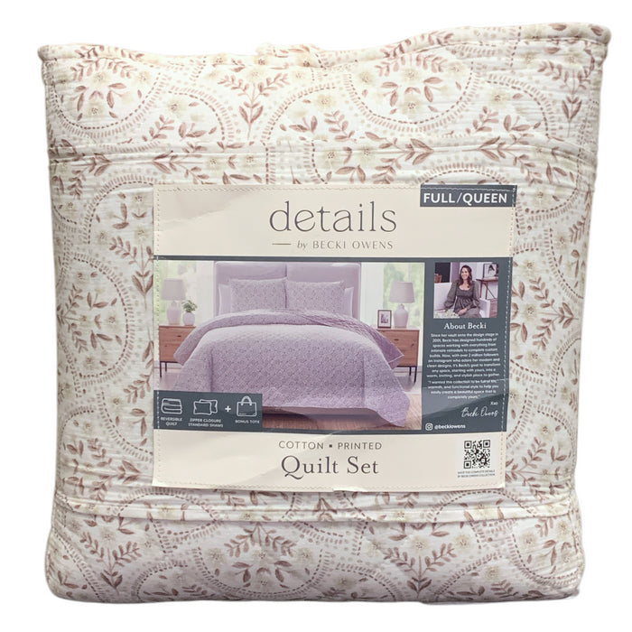 details by Becki Owens Cotton Gauze Quilt Set, 3 Piece, Full/Queen