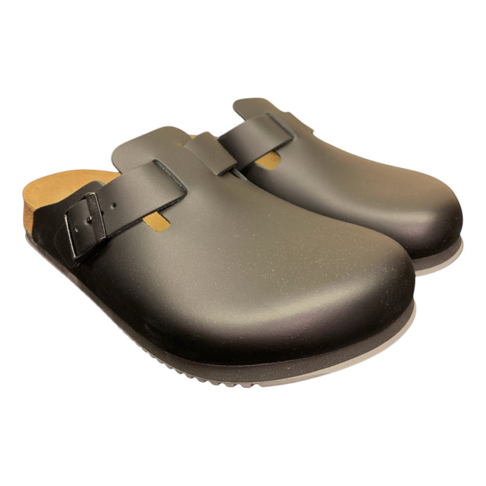 Birkenstock Unisex Adults' Boston BS Super Grip Leather Clog
