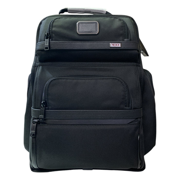 TUMI Alpha 3 Brief Pack 15" Laptop Backpack with Padded Adjustable Straps, Black