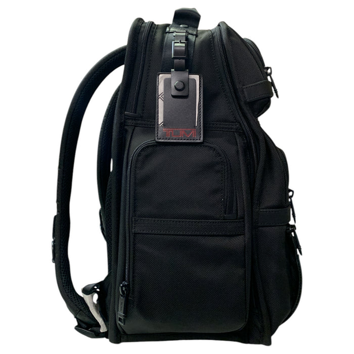 TUMI Alpha 3 Brief Pack 15" Laptop Backpack with Padded Adjustable Straps, Black