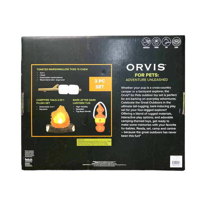 Orvis for Pets: Adventure Unleashed 3 PC Adventure Themed Dog Toy Set