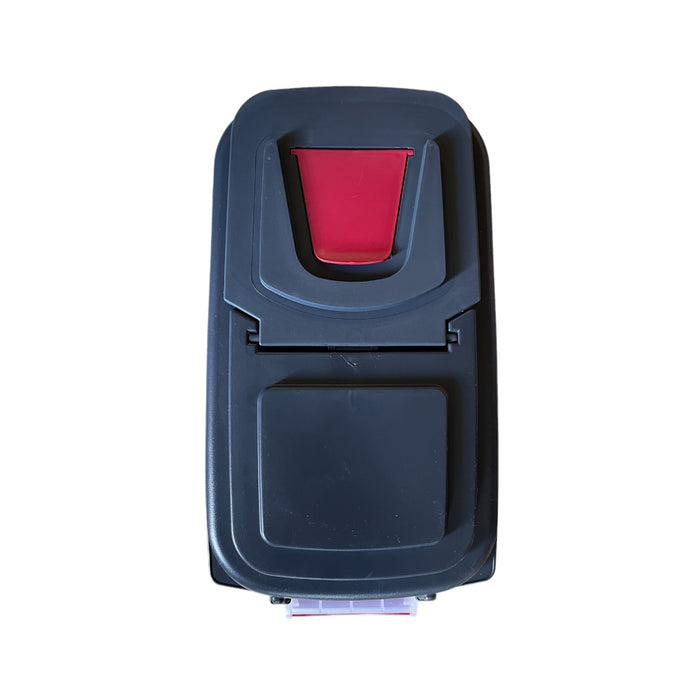 Buddeez Stackable 8 Gallon Clear Storage Dispenser, 19" x 10" a 20"