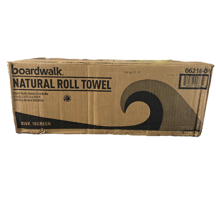 Boardwalk Boardwalk Green Universal Roll Towels, Natural 800 ft./roll, 6 rolls