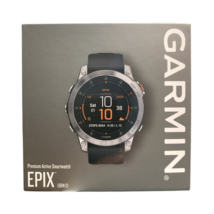 Garmin Epix Generation 2 Premium Active Touch Display Smartwatch, Slate Steel