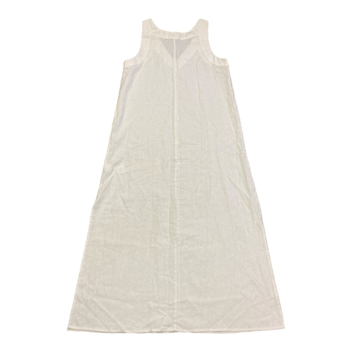 DKNY Women's Breathable Side Slits Pullover Soft Linen A Line Summer Dress