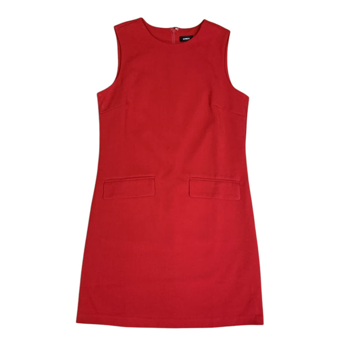 Express Women's Shift Dress, Retro-Inspired Straight and Easy Fit Mini, Crewneck