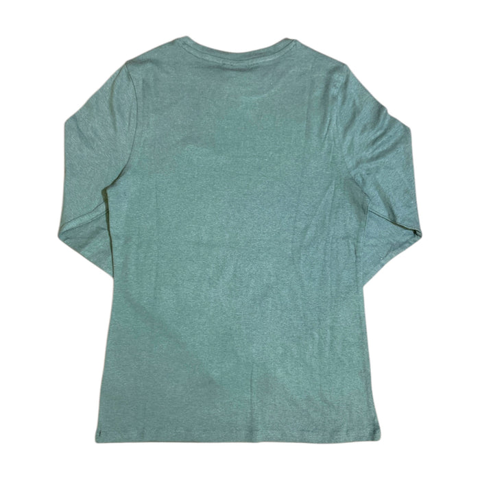 Eddie Bauer Women's Classic Fitted Crewneck Long Sleeve Tee, Cotton/Modal Blend