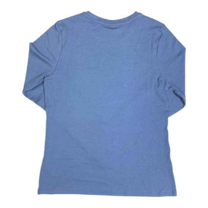 Eddie Bauer Women's Classic Fitted Crewneck Long Sleeve Tee, Cotton/Modal Blend