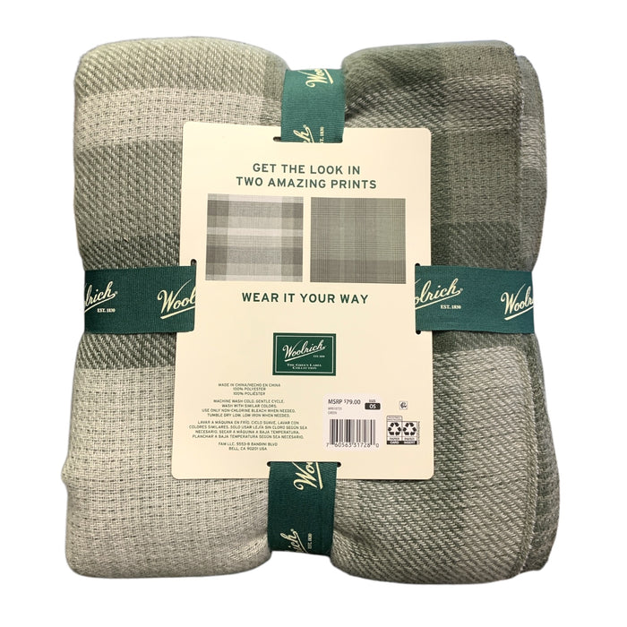 Woolrich Women's Reversible Wrap, Polyester, Luxe Styling, One Size Fits All