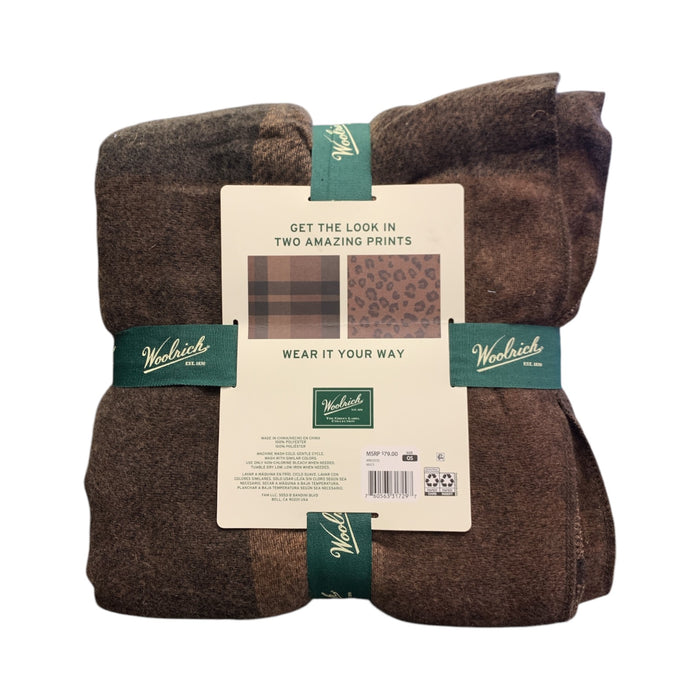 Woolrich Women's Reversible Wrap, Polyester, Luxe Styling, One Size Fits All